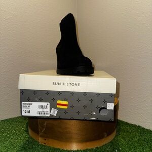 Sun + Stone Stylish Black Boots